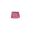 Mini-jupe plissée rose vif style ecossais 